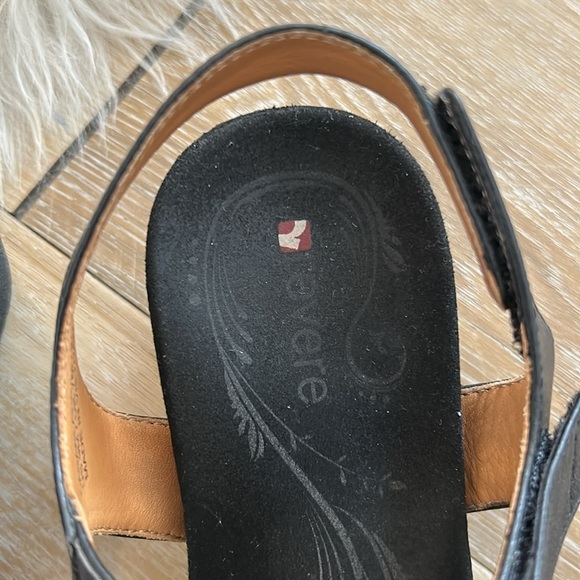 Revere Casablanca Leather Multi Strap Wedge Sandals - Picture 4 of 10